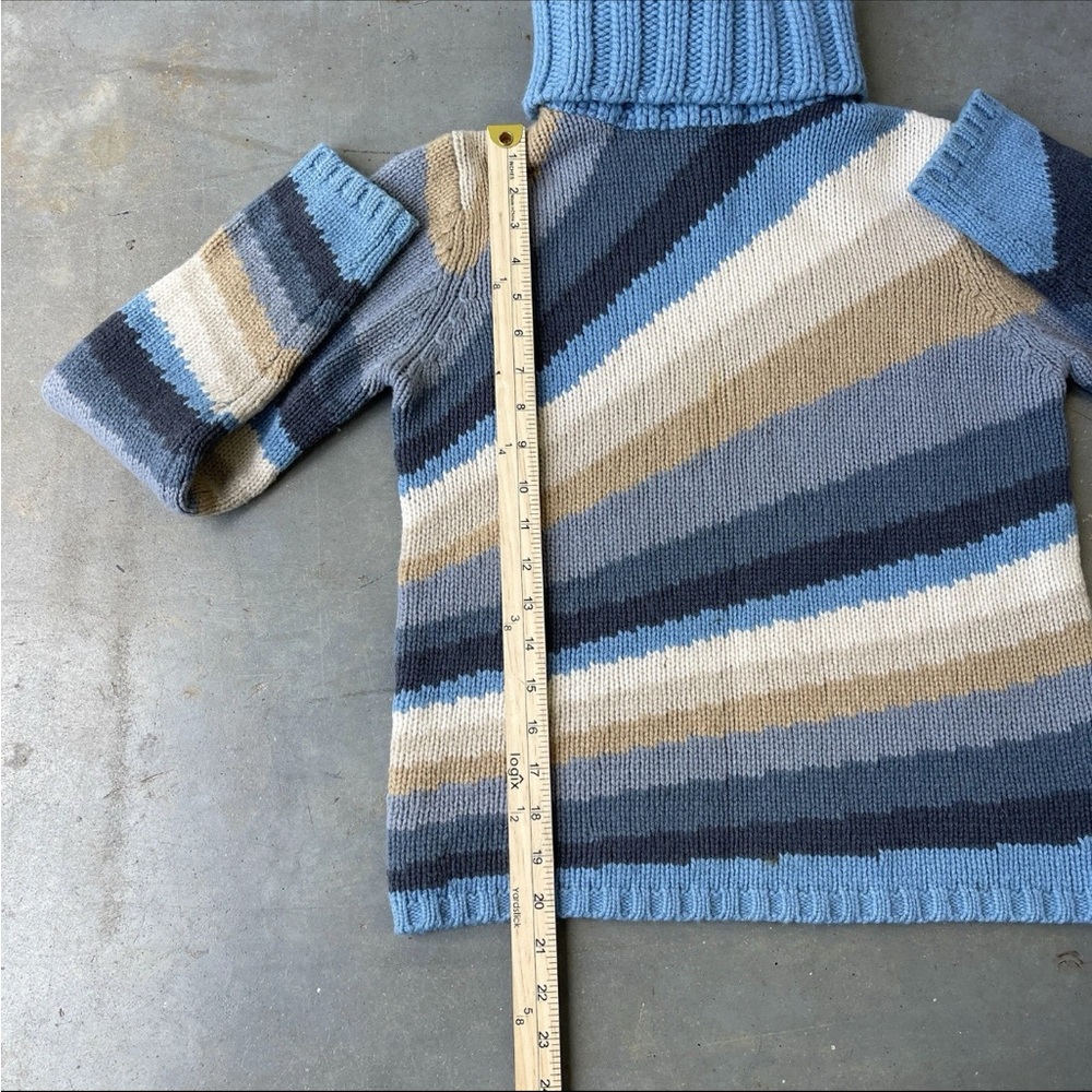 SEEN ON Gilmore Girls, Matilda Djerf vintage chunky knit blue turtleneck sweater - Picture 7 of 8